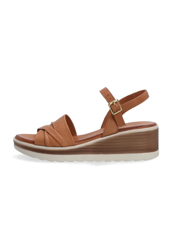 Platform sandals - brown