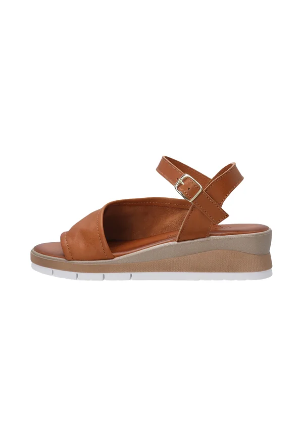 Platform sandals - brown