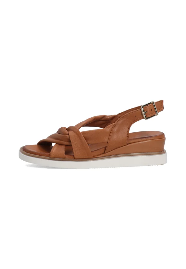 Platform sandals - brown