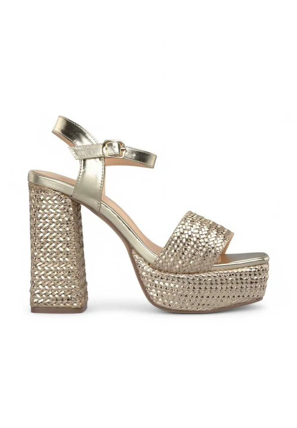 Platform sandals - dorado
