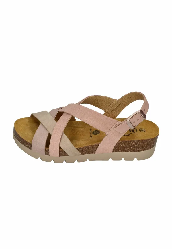 Platform sandals - fandango salmon