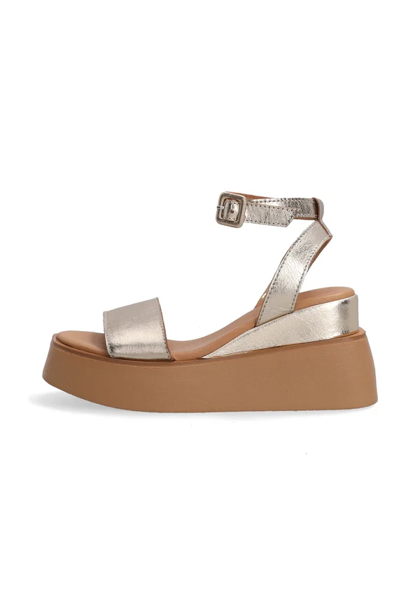Platform sandals - gold