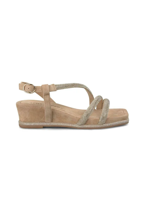 Platform sandals - marrón claro