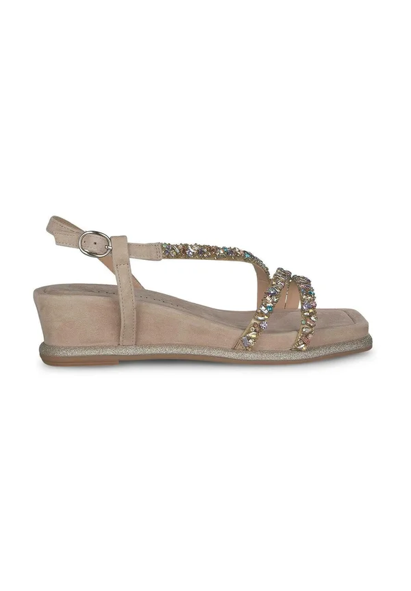 Platform sandals - marrón claro