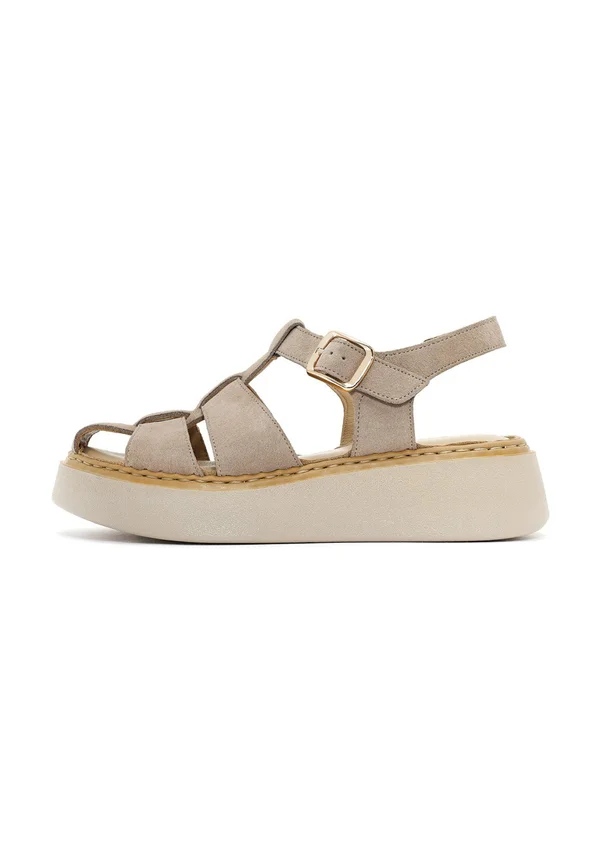 Platform sandals - mink