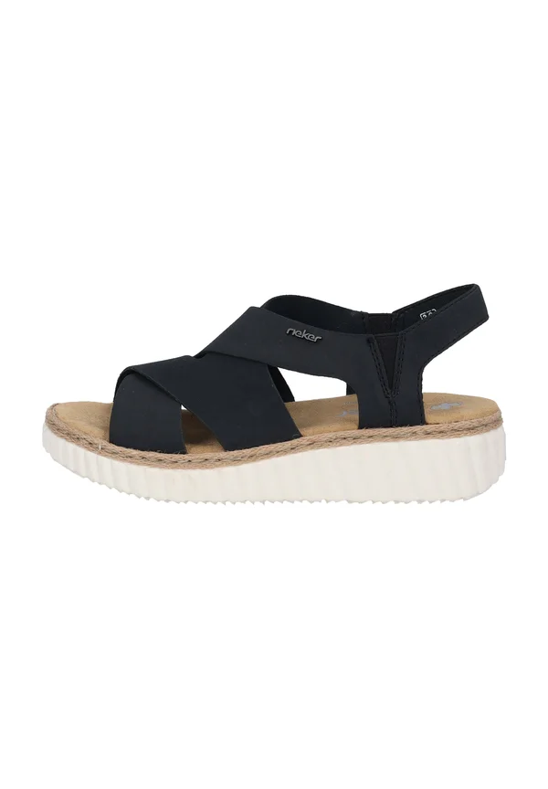 Platform sandals - pazifik