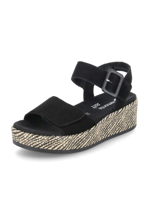 Platform sandals - schwarz