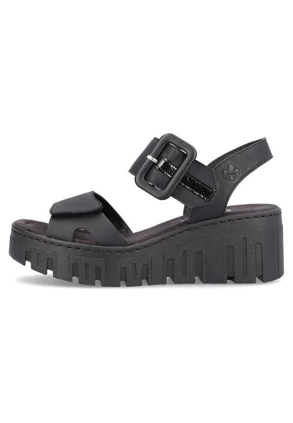 Platform sandals - schwarz