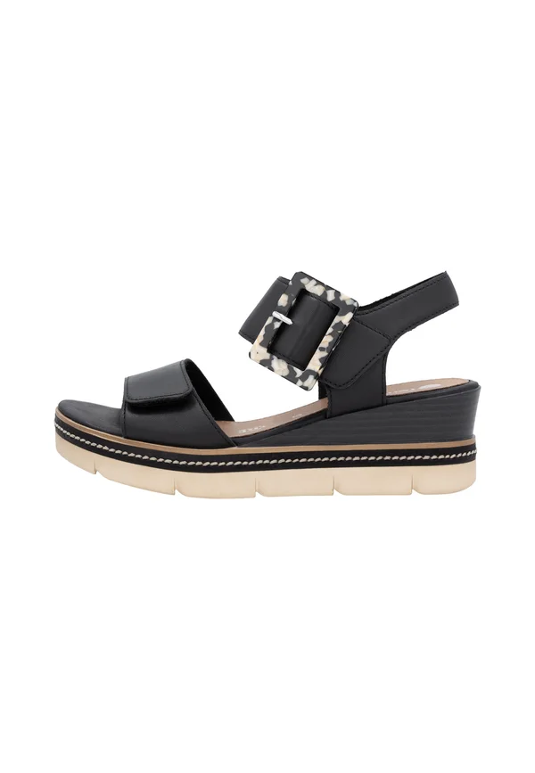 Platform sandals - schwarz