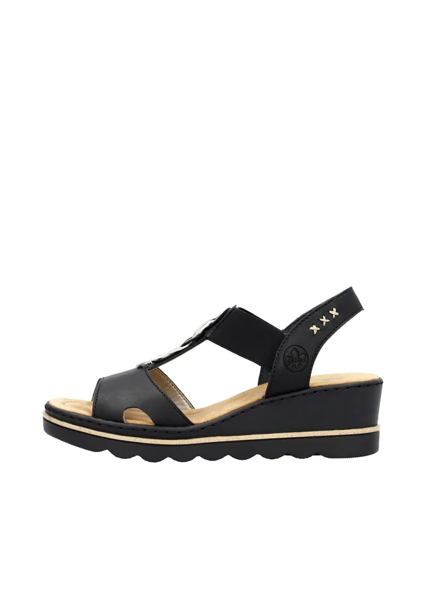 Platform sandals - schwarz