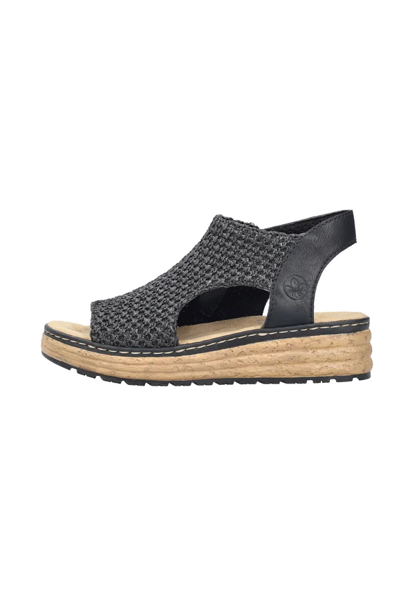 Platform sandals - schwarz