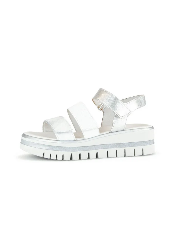 Platform sandals - silber