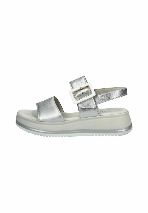 Platform sandals - silber