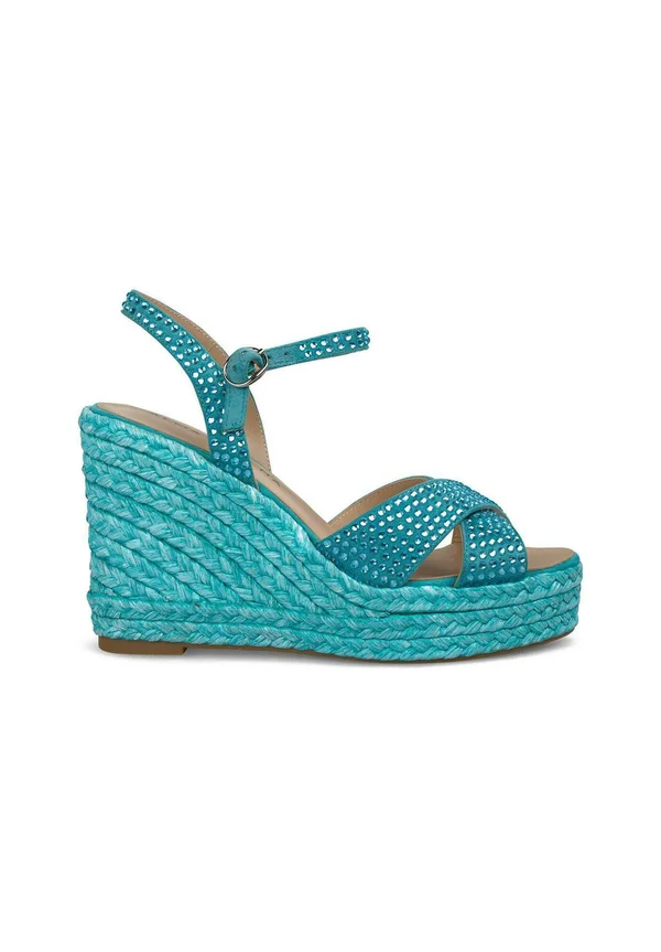 Platform sandals - turquesa