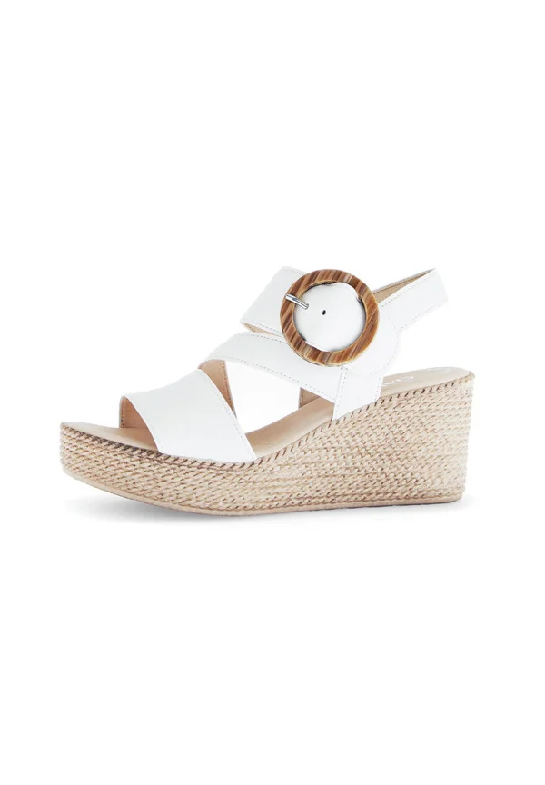 Platform sandals - weiss