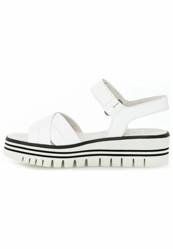 Platform sandals - weiss