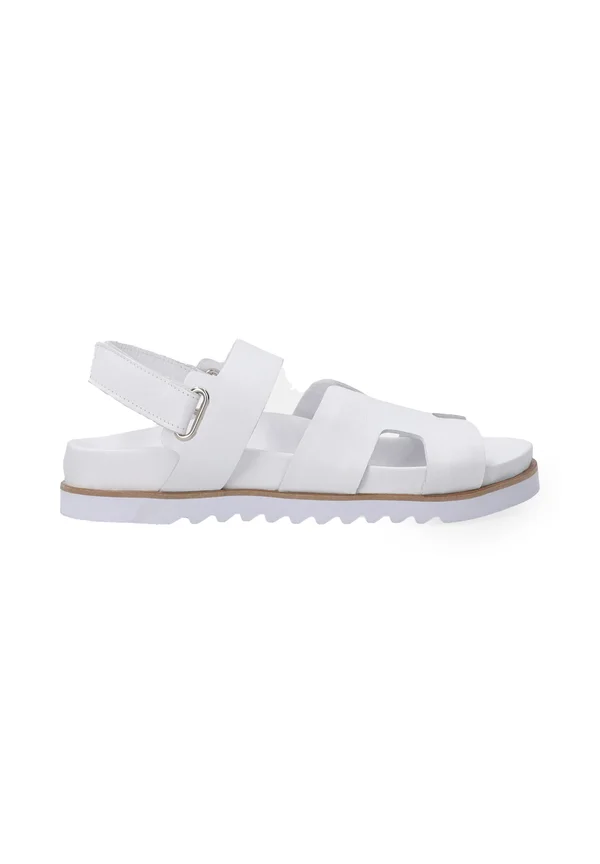 Platform sandals - white