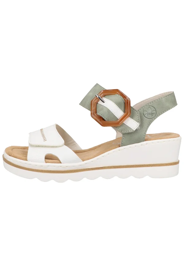 Platform sandals - white