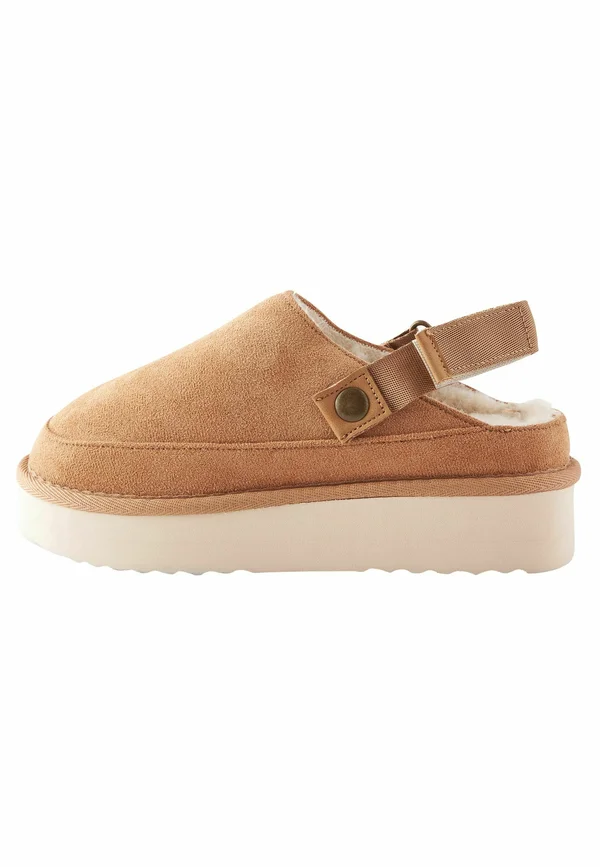 PLATFORM - Slippers - tan brown