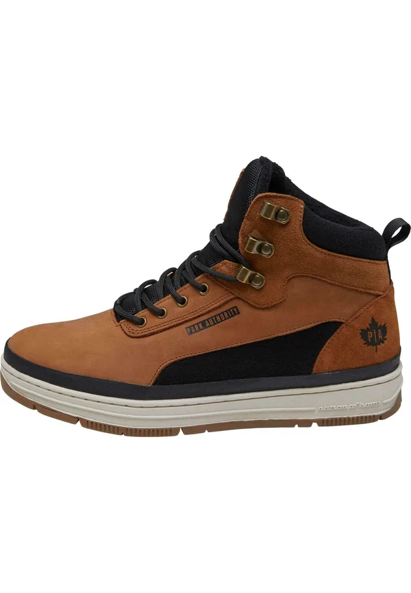 PLAY HARD  - High-top trainers - honey black