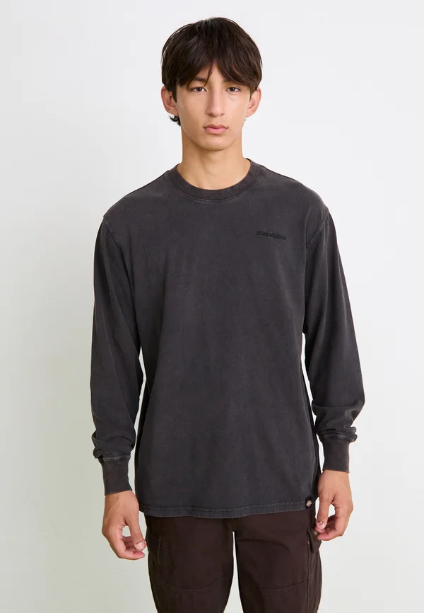 PLENTYWOOD TEE - Long sleeved top - dark grey