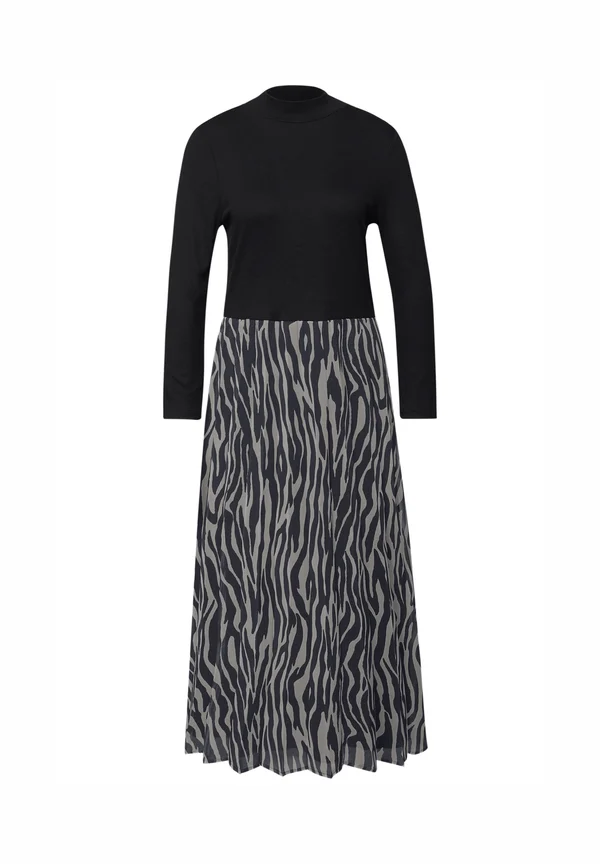 PLISSÉE - Day dress - schwarz