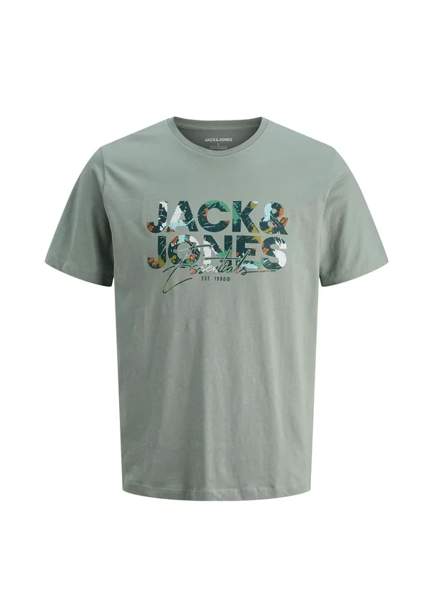 PLUS SIZE LOGO  - Print T-shirt - iceberg green