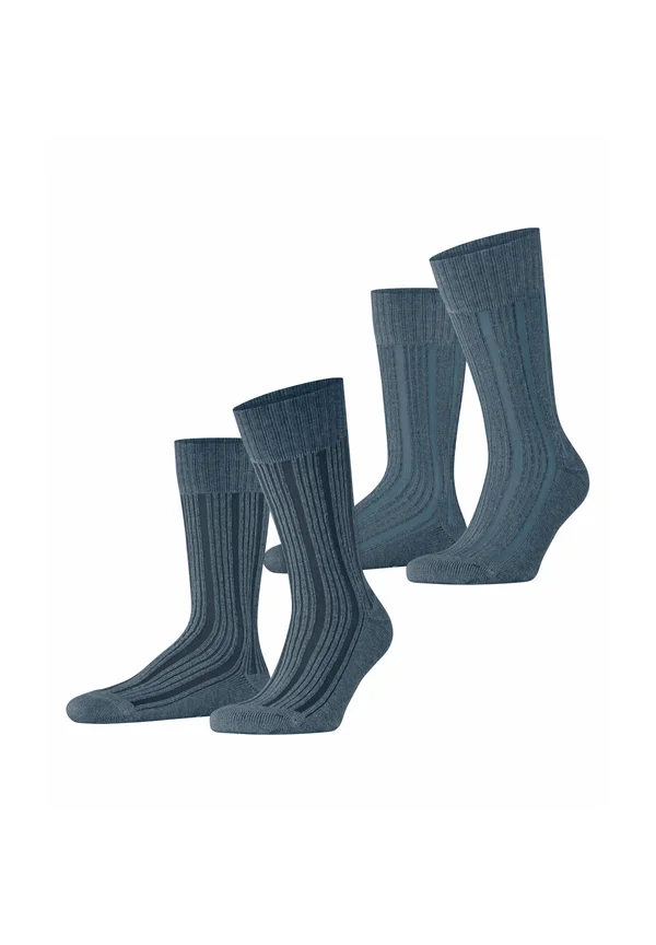PLUSH 2-PACK - Socks - light denim