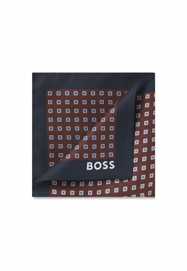 Pocket square - dark red two