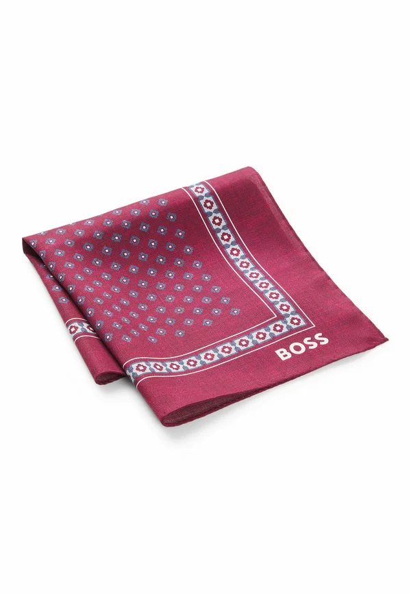 Pocket square - dark red two