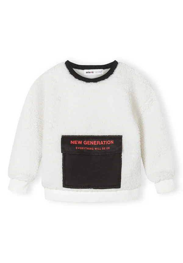 POCKETS STANDARD - Fleece jumper - off white