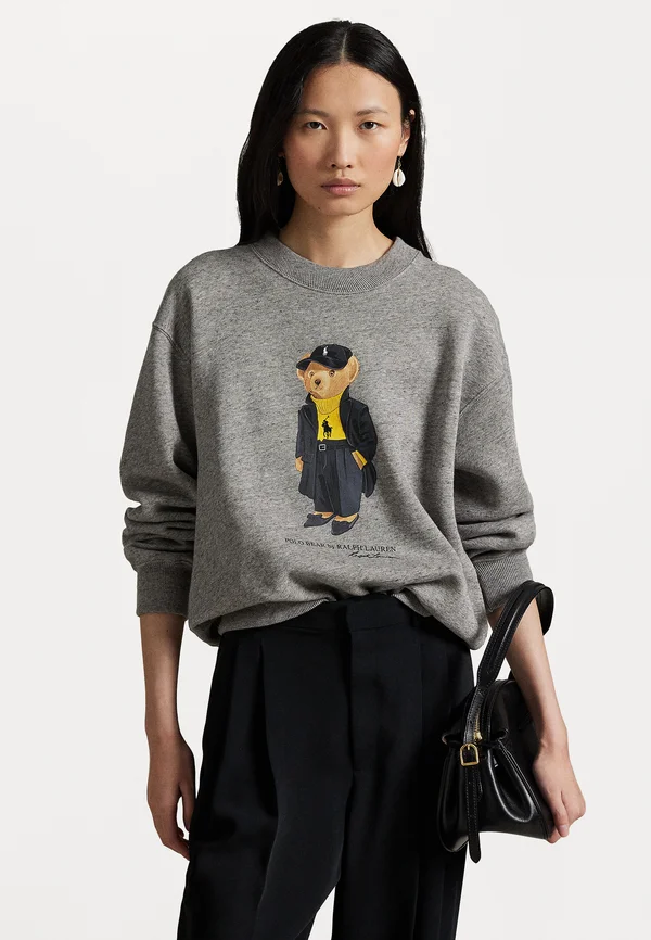 POLO BEAR CREWNECK - Sweatshirt - dark vintage heather