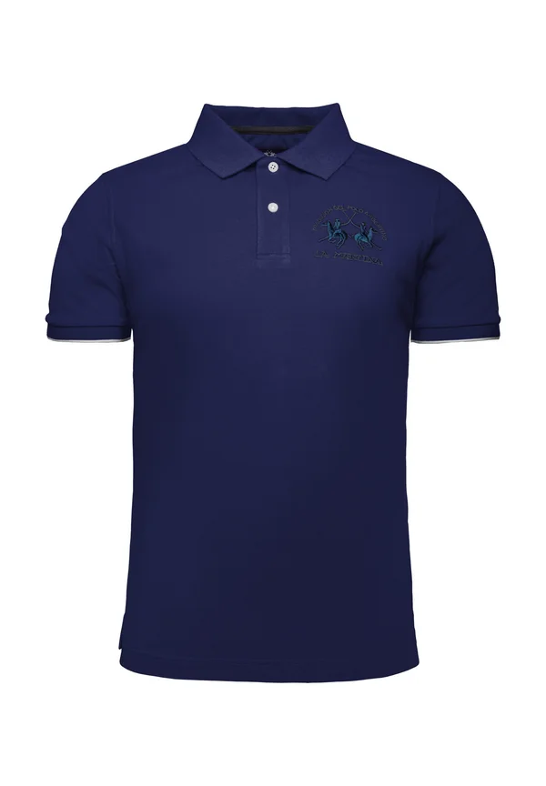 Polo shirt - deep blue map pk