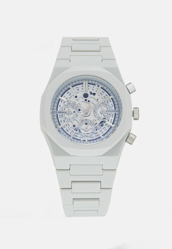 POLYCHRONO 40.5MM - SWIFT UNISEX - Chronograph watch - light grey