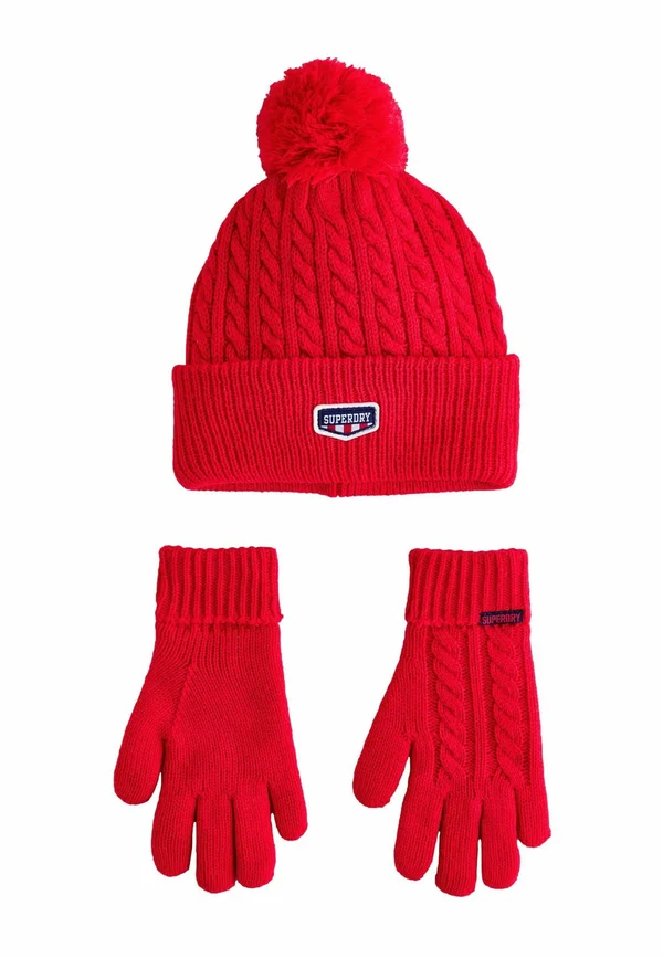 POM SET - Gloves - red