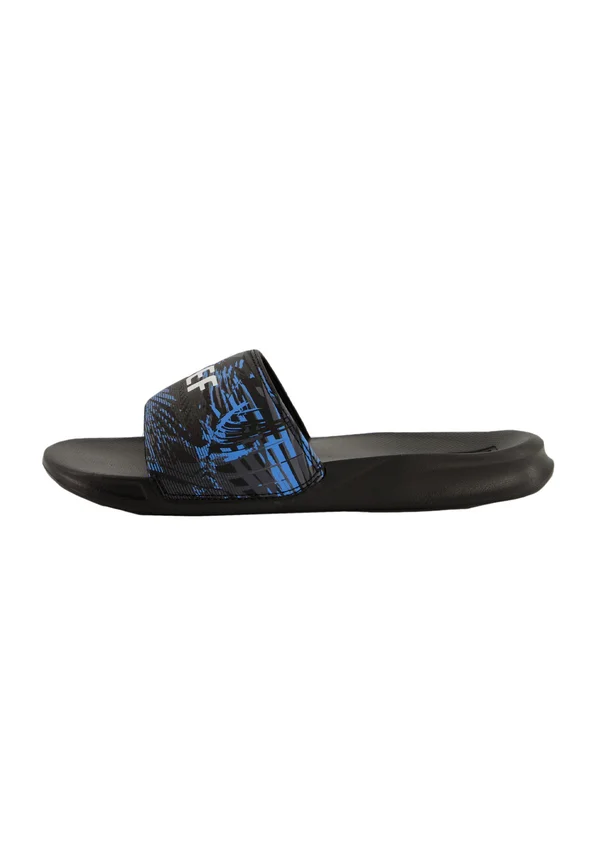 Pool slides - black faded palm
