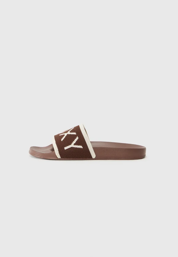 Pool slides - brown