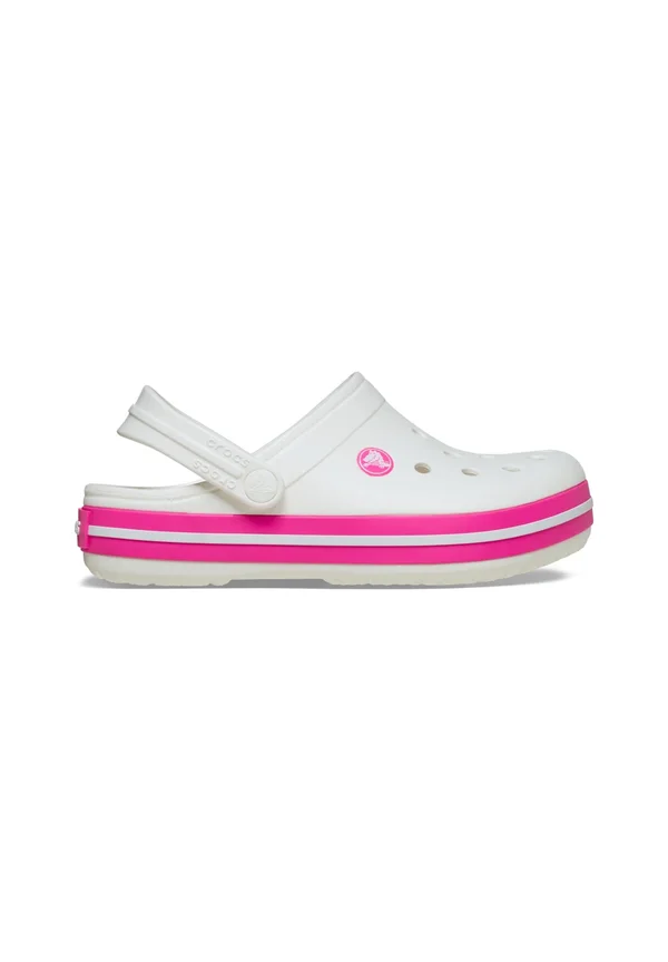 Pool slides - white pink crush