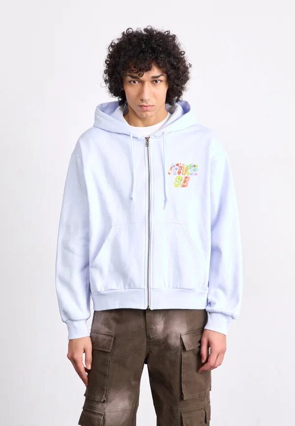 POOL - Zip-up sweatshirt - football grey
