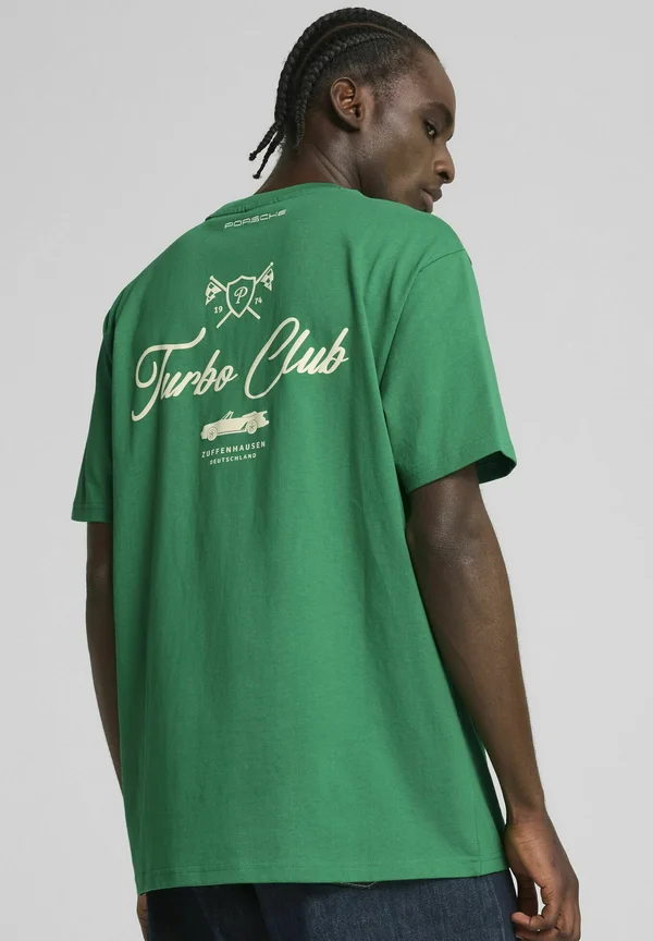 PORSCHE LEGACY LIFESTYLE GRAPHIC  - Print T-shirt - archive green