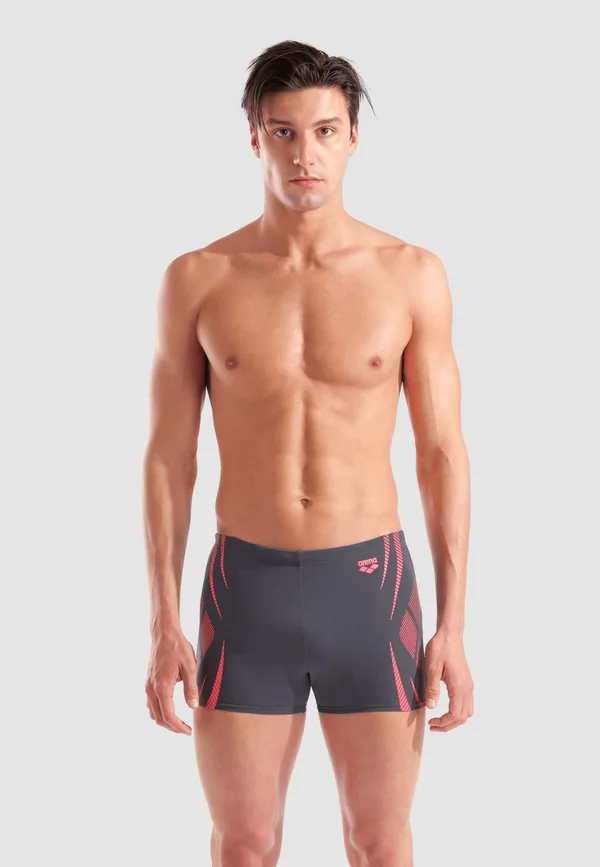 POSEIDONIA - Swimming trunks - asphalt-bright coral