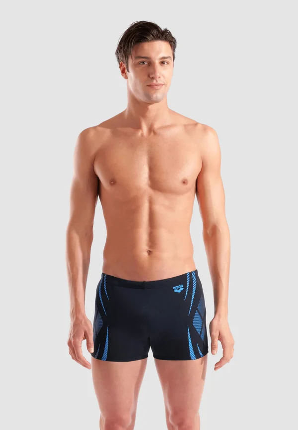 POSEIDONIA - Swimming trunks - black-turquoise