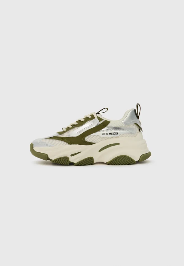 POSSESSION - Trainers - olive/silver-coloured