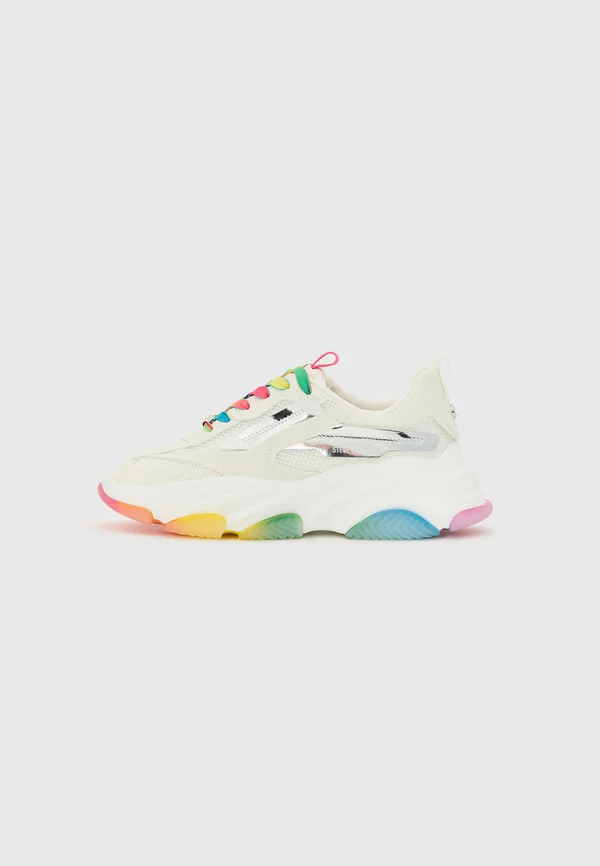 POSSESSION UNISEX - Trainers - white/silve-coloured/multi