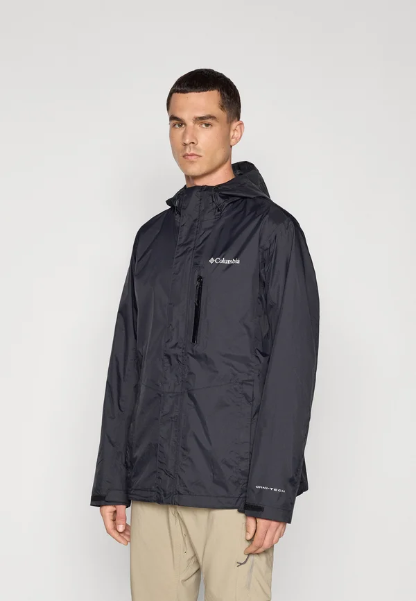 POURING ADVENTURE JACKET - Hardshell jacket - black