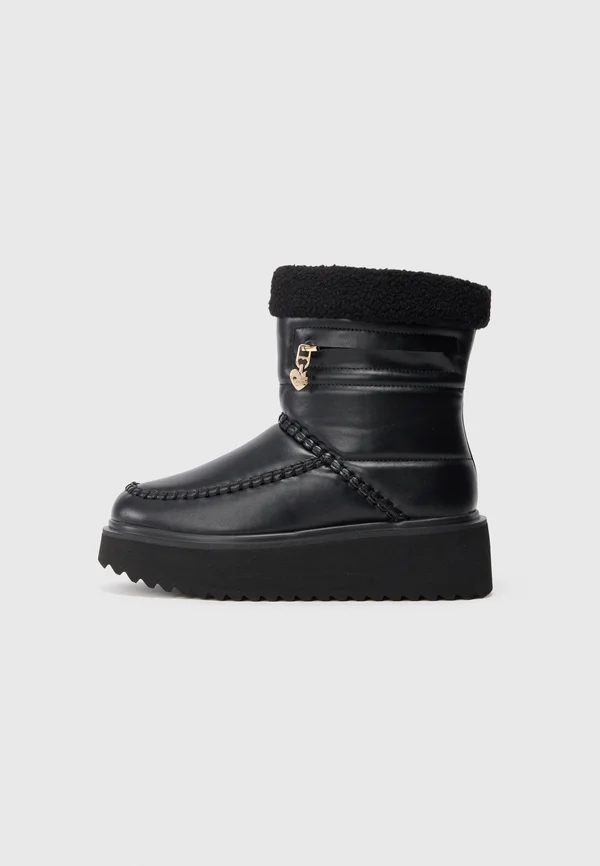 POWER - Platform ankle boots - black