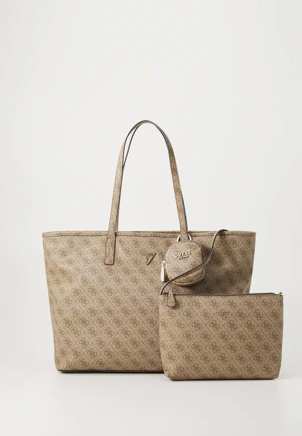 POWER PLAY II LARGE TECH TOTE SET - Tote bag - latte