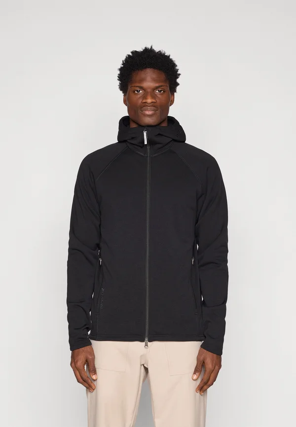 POWER UP  - Zip-up sweatshirt - true black