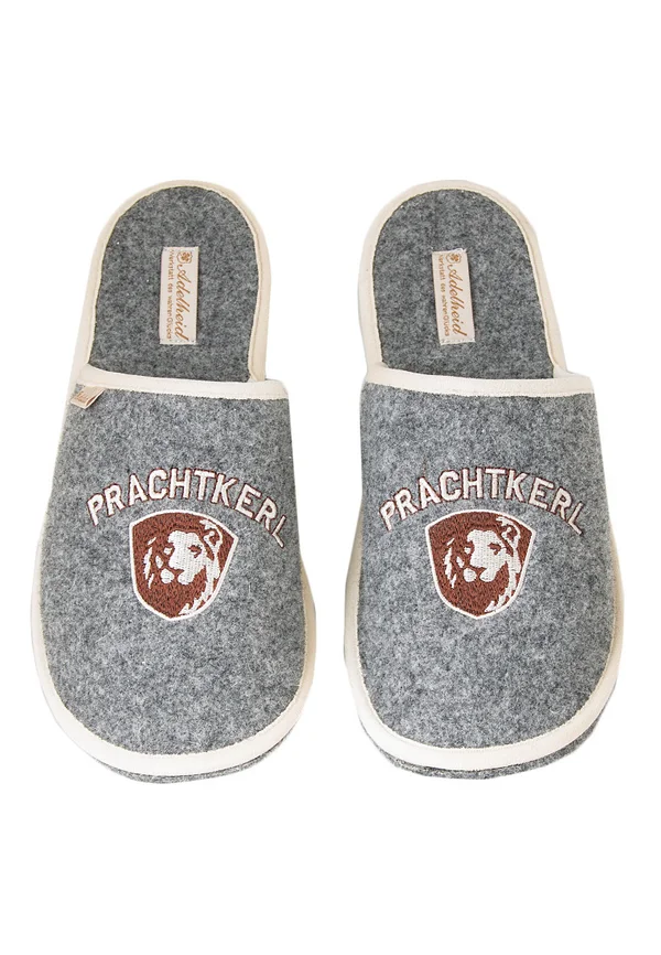 PRACHTKERL FILZ - Slippers - mausgrau