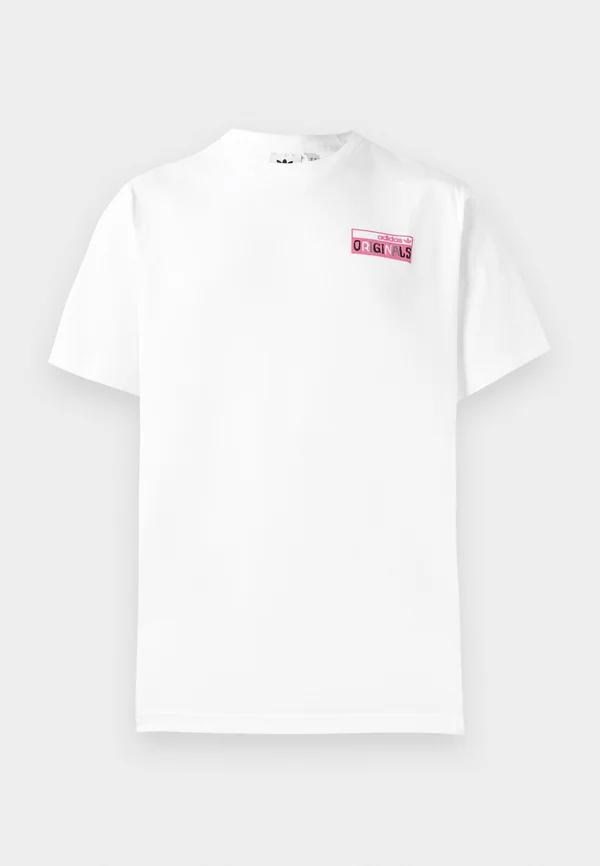 PREM UNISEX - Print T-shirt - white